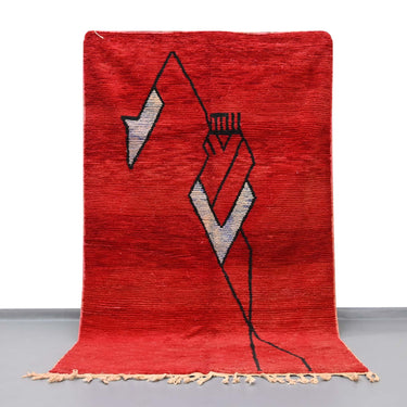 Moroccan Vintage Rug 5.5 x 9 feet / 170 x 276 cm - Ettilux Home